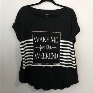 CATO Graphic Tee Size: 22/24